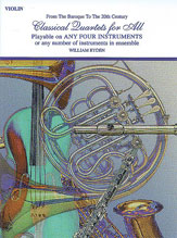 cover CLASSICAL QUARTETS FOR ALL VIOLIN cover